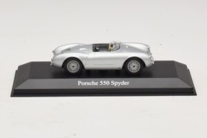 Porsche 550 Spyder Argent Maxichamps 1:43 940066030 Métal Moulé