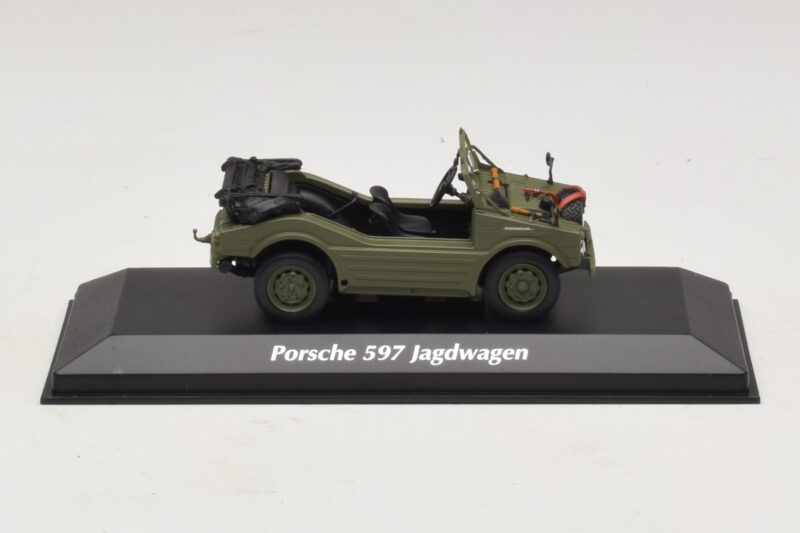 Porsche 597 Jagdwagen Olive Maxichamps 1:43 940065300 Métal Moulé