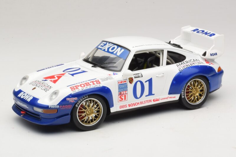 Porsche 911 993 GT2 #01 H. Haywood 24 Hours of Daytona 1993 Anson 1:18 AW050600 Métal Moulé