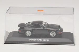 Porsche 911 964 Turbo Noir Maxichamps 1:43 940069101 Métal Moulé — image 4 sur 5