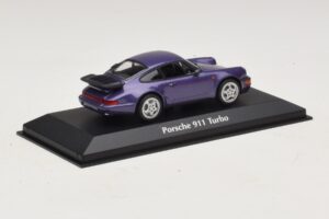 Porsche 911 964 Turbo Violet Métallisé Maxichamps 1:43 940069100 Métal Moulé — image 2 sur 5