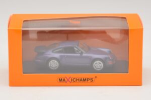 Porsche 911 964 Turbo Violet Métallisé Maxichamps 1:43 940069100 Métal Moulé — image 5 sur 5