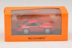 Porsche 911 964 Turbo Rouge Maxichamps 1:43 940069102 Métal Moulé — image 5 sur 5