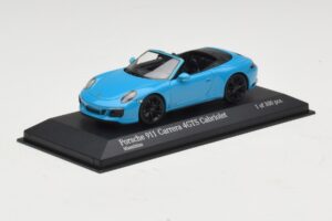 Porsche 911 991.1 Carrera 4 GTS Cabriolet Bleu Minichamps 1:43 410067332 Métal Moulé — image 2 sur 5