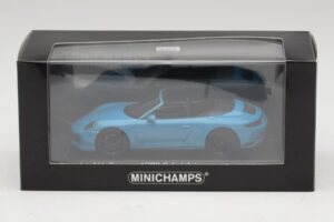 Porsche 911 991.1 Carrera 4 GTS Cabriolet Bleu Minichamps 1:43 410067332 Métal Moulé — image 5 sur 5