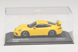 Porsche 911 991.1 GT3 Jaune Minichamps 1:43 410066020 Métal Moulé — image 4 sur 5