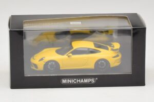 Porsche 911 991.1 GT3 Jaune Minichamps 1:43 410066020 Métal Moulé — image 5 sur 5