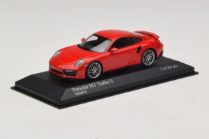 Porsche 911 991.1 Turbo S Rouge Minichamps 1:43 410067170 Métal Moulé — image 2 sur 5