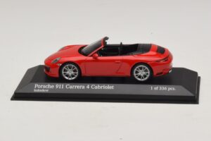 Porsche 911 991.2 Carrera 4 Cabriolet Rouge Minichamps 1:43 Porsche 911 991.2 Carrera 4 Cabriolet Rouge Minichamps 1:43 410067230 Métal Moulé