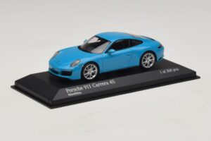 Porsche 911 991.2 Carrera 4S Bleu Minichamps 1:43 410067242 Métal Moulé — image 2 sur 5