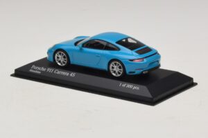 Porsche 911 991.2 Carrera 4S Bleu Minichamps 1:43 410067242 Métal Moulé — image 3 sur 5