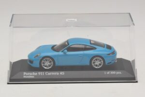 Porsche 911 991.2 Carrera 4S Bleu Minichamps 1:43 410067242 Métal Moulé — image 4 sur 5