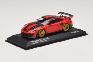 Porsche 911 991.2 GT2 RS Weissach Package Rouge Minichamps 1:43 410067221 Métal Moulé — image 2 sur 5