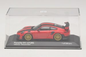 Porsche 911 991.2 GT2 RS Weissach Package Rouge Minichamps 1:43 410067221 Métal Moulé — image 4 sur 5