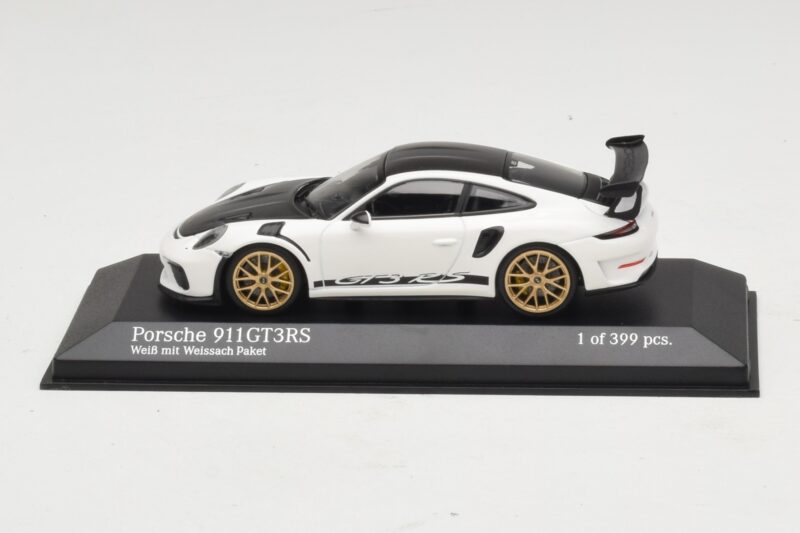 Porsche 911 991.2 GT3 RS Blanc Avec Weissach Package Minichamps 1:43 Porsche 911 991.2 GT3 RS Blanc Avec Weissach Package Minichamps 1:43 410067022 Métal Moulé