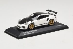 Porsche 911 991.2 GT3 RS Blanc Avec Weissach Package Minichamps 1:43 410067022 Métal Moulé — image 2 sur 5