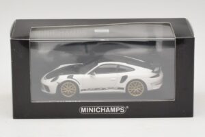 Porsche 911 991.2 GT3 RS Blanc Avec Weissach Package Minichamps 1:43 410067022 Métal Moulé — image 5 sur 5