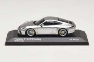 Porsche 911 991.2 GT3 Touring Argent Minichamps 1:43 410067422 Métal Moulé