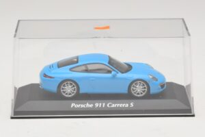 Porsche 911 991 Carrera S Bleu Maxichamps 1:43 940060220 Métal Moulé — image 4 sur 5
