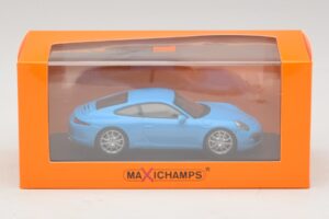 Porsche 911 991 Carrera S Bleu Maxichamps 1:43 940060220 Métal Moulé — image 5 sur 5