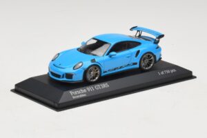 Porsche 911 991 GT3 RS Bleu Minichamps 1:43 410063222 Métal Moulé — image 2 sur 5