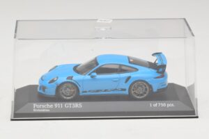 Porsche 911 991 GT3 RS Bleu Minichamps 1:43 410063222 Métal Moulé — image 4 sur 5