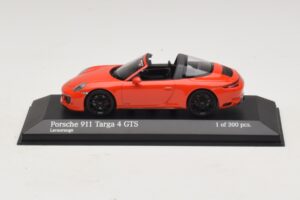 Porsche 911 991 Targa 4 GTS Orange Minichamps 1:43 Porsche 911 991 Targa 4 GTS Orange Minichamps 1:43 410067341 Métal Moulé