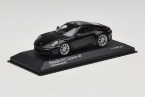 Porsche 911 992 Carrera 4S Noir Métallisé Minichamps 1:43 410069320 Métal Moulé — image 2 sur 5