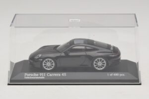 Porsche 911 992 Carrera 4S Noir Métallisé Minichamps 1:43 410069320 Métal Moulé — image 4 sur 5