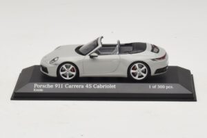 Porsche 911 992 Carrera 4S Cabriolet Gris Minichamps 1:43 Porsche 911 992 Carrera 4S Cabriolet Gris Minichamps 1:43 410069331 Métal Moulé