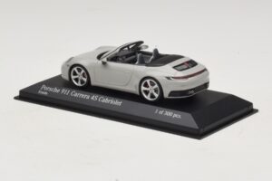 Porsche 911 992 Carrera 4S Cabriolet Gris Minichamps 1:43 410069331 Métal Moulé — image 3 sur 5