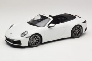 Porsche 911 992 Carrera 4S Cabriolet Blanc Minichamps 1:18 Porsche 911 992 Carrera 4S Cabriolet Blanc Minichamps 1:18 155067330 Métal Moulé