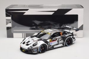 Porsche 911 992 Rally GT #17 C. De Cecco / J. Humblet Rallye de Wallonie 2025 IXO 1:18 18RMC255 Métal Moulé — image 6 sur 6