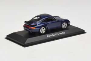 Porsche 911 993 Turbo Blue Metallic Maxichamps 1:43 940069201 Métal Moulé — image 2 sur 5