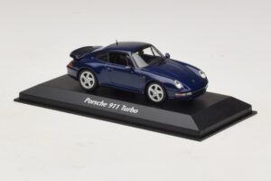 Porsche 911 993 Turbo Blue Metallic Maxichamps 1:43 940069201 Métal Moulé — image 3 sur 5