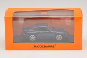 Porsche 911 993 Turbo Blue Metallic Maxichamps 1:43 940069201 Métal Moulé — image 4 sur 5