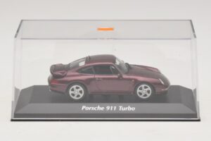 Porsche 911 993 Turbo Rouge Métallisé Maxichamps 1:43 940069200 Métal Moulé — image 4 sur 5