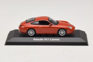 Porsche 911 996 Carrera Orange Metallic Maxichamps 1:43 940061021 Métal Moulé