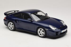 Porsche 911 996 GT2 Bleu Foncé Métallisé KK-Scale 1:18 KKDC181452 Métal Moulé — image 4 sur 6