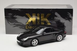 Porsche 911 996 Turbo Noir Métallisé KK-Scale 1:18 KKDC181472 Métal Moulé — image 6 sur 6
