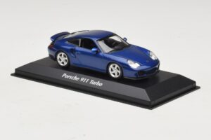 Porsche 911 996 Turbo Blue Metallic Maxichamps 1:43 940069301 Métal Moulé — image 3 sur 5