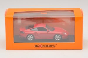 Porsche 911 996 Turbo Rouge Maxichamps 1:43 940069300 Métal Moulé — image 5 sur 5