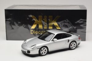 Porsche 911 996 Turbo Argent KK-Scale 1:18 KKDC181471 Métal Moulé — image 6 sur 6