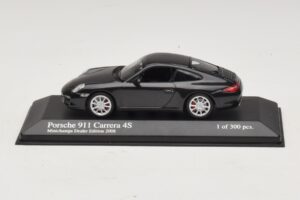 Porsche 911 997 Carrera 4S Gris Métallisé Minichamps 1:43 403066430 Métal Moulé