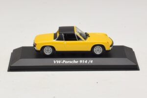 Porsche 914/4 Jaune Maxichamps 1:43 940065661 Métal Moulé