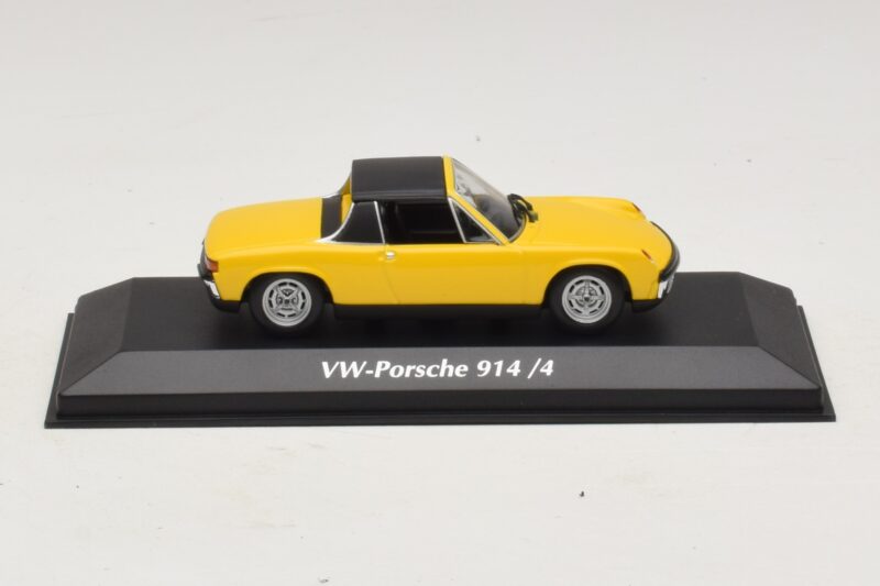 Porsche 914/4 Jaune Maxichamps 1:43 940065661 Métal Moulé