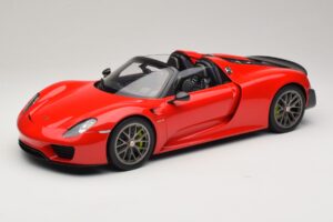 Porsche 918 Spyder Weissach Package Guards Red AUTOart 1:12 12122 Métal Moulé