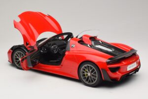Porsche 918 Spyder Weissach Package Guards Red AUTOart 1:12 12122 Métal Moulé — image 5 sur 8