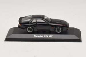 Porsche 924 GT Noir Maxichamps 1:43 940066124 Métal Moulé