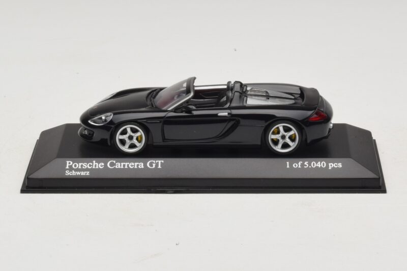 Porsche Carrera GT Noir Minichamps 1:43 430060230 Métal Moulé